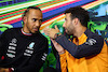 GP ITALIA, Lewis Hamilton (GBR), Mercedes AMG F1  e Daniel Ricciardo (AUS), McLaren F1 Team 
08.09.2022. Formula 1 World Championship, Rd 16, Italian Grand Prix, Monza, Italy, Preparation Day.
- www.xpbimages.com, EMail: requests@xpbimages.com © Copyright: Charniaux / XPB Images