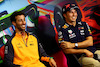 GP ITALIA, Daniel Ricciardo (AUS), McLaren F1 Team Sergio Perez (MEX), Red Bull Racing 
08.09.2022. Formula 1 World Championship, Rd 16, Italian Grand Prix, Monza, Italy, Preparation Day.
- www.xpbimages.com, EMail: requests@xpbimages.com © Copyright: Charniaux / XPB Images