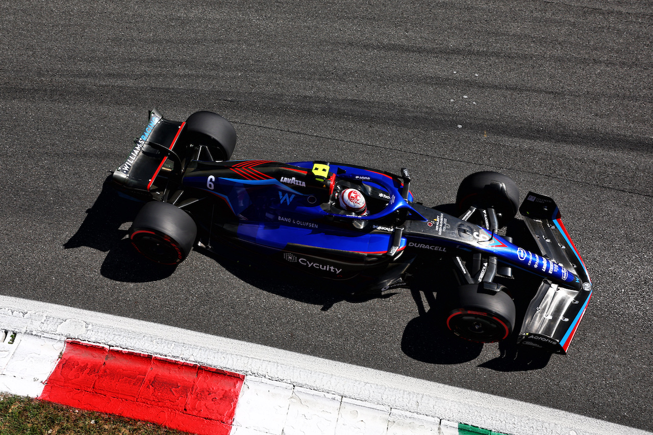 GP ITALIA, Nicholas Latifi (CDN) Williams Racing FW44.
10.09.2022. Formula 1 World Championship, Rd 16, Italian Grand Prix, Monza, Italy, Qualifiche Day.
- www.xpbimages.com, EMail: requests@xpbimages.com © Copyright: Batchelor / XPB Images