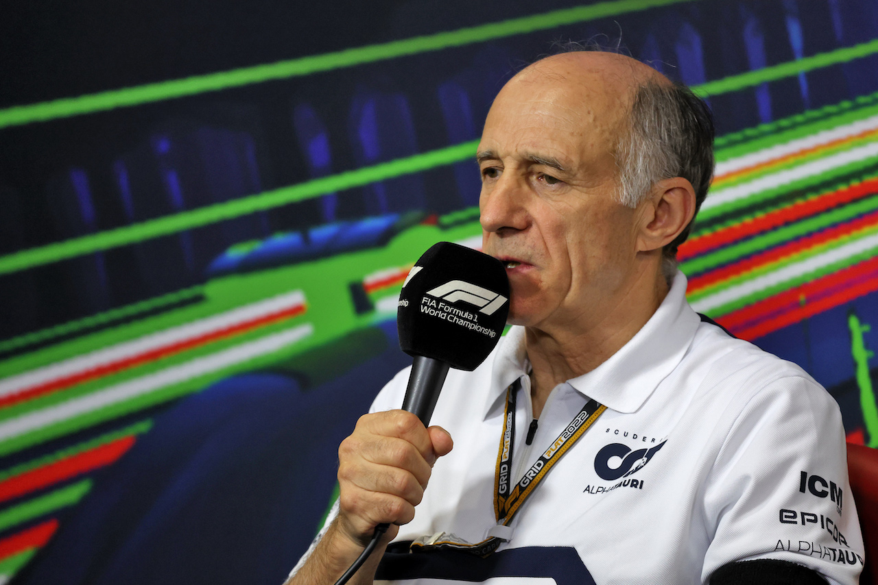 GP ITALIA, Franz Tost (AUT) AlphaTauri Team Principal in the FIA Press Conference.
10.09.2022. Formula 1 World Championship, Rd 16, Italian Grand Prix, Monza, Italy, Qualifiche Day.
- www.xpbimages.com, EMail: requests@xpbimages.com © Copyright: Bearne / XPB Images