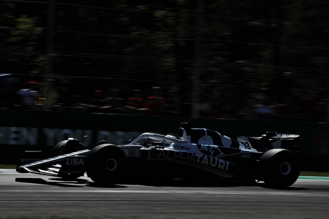 GP ITALIA, Pierre Gasly (FRA) AlphaTauri AT03.
10.09.2022. Formula 1 World Championship, Rd 16, Italian Grand Prix, Monza, Italy, Qualifiche Day.
 - www.xpbimages.com, EMail: requests@xpbimages.com © Copyright: Coates / XPB Images