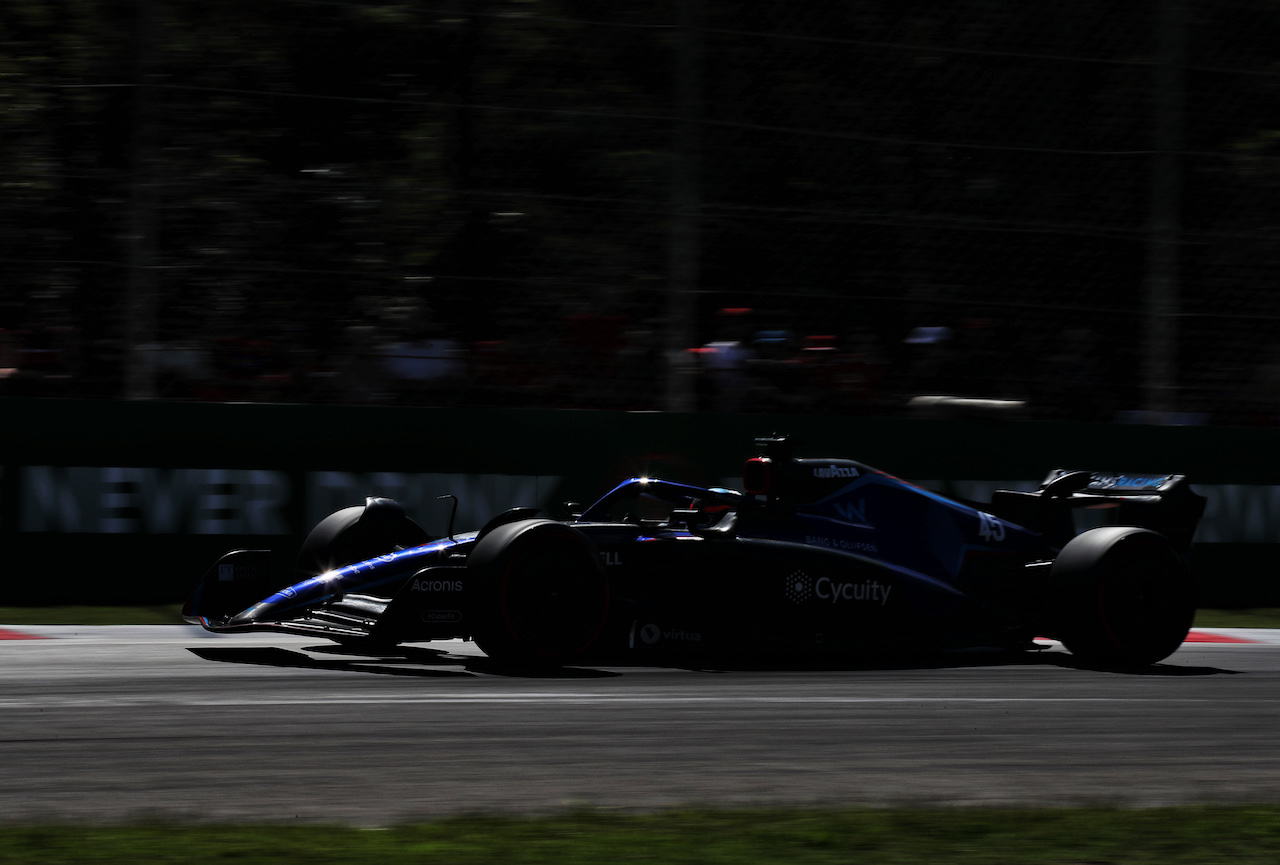 GP ITALIA, Nyck de Vries (NLD) Williams Racing FW44 Reserve Driver.
10.09.2022. Formula 1 World Championship, Rd 16, Italian Grand Prix, Monza, Italy, Qualifiche Day.
 - www.xpbimages.com, EMail: requests@xpbimages.com © Copyright: Coates / XPB Images