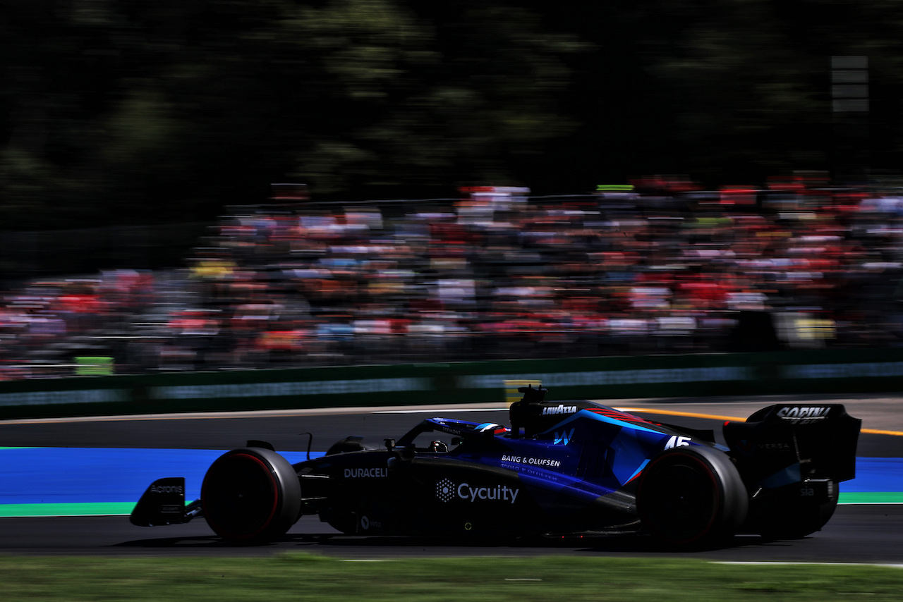 GP ITALIA, Nyck de Vries (NLD) Williams Racing FW44 Reserve Driver.
10.09.2022. Formula 1 World Championship, Rd 16, Italian Grand Prix, Monza, Italy, Qualifiche Day.
 - www.xpbimages.com, EMail: requests@xpbimages.com © Copyright: Coates / XPB Images