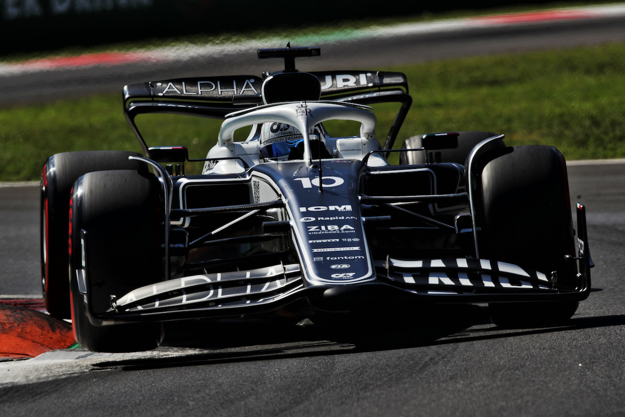 GP ITALIA, Pierre Gasly (FRA) AlphaTauri AT03.
10.09.2022. Formula 1 World Championship, Rd 16, Italian Grand Prix, Monza, Italy, Qualifiche Day.
 - www.xpbimages.com, EMail: requests@xpbimages.com © Copyright: Coates / XPB Images