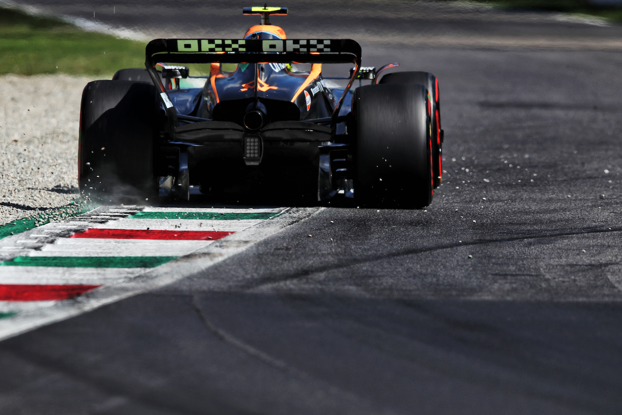 GP ITALIA, Lando Norris (GBR) McLaren MCL36.
10.09.2022. Formula 1 World Championship, Rd 16, Italian Grand Prix, Monza, Italy, Qualifiche Day.
 - www.xpbimages.com, EMail: requests@xpbimages.com © Copyright: Coates / XPB Images