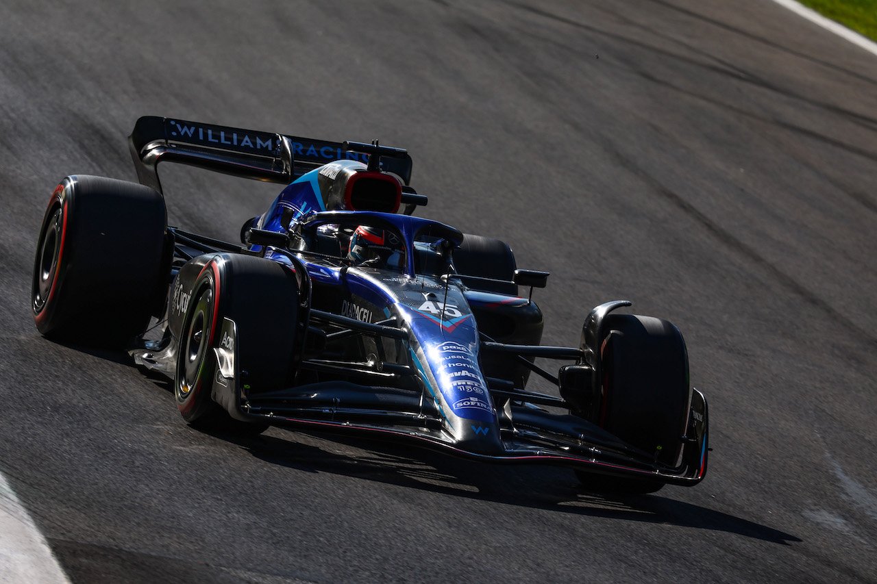 GP ITALIA, Nyck de Vries (NLD) Williams Racing 
10.09.2022. Formula 1 World Championship, Rd 16, Italian Grand Prix, Monza, Italy, Qualifiche Day.
- www.xpbimages.com, EMail: requests@xpbimages.com ¬© Copyright: Charniaux / XPB Images