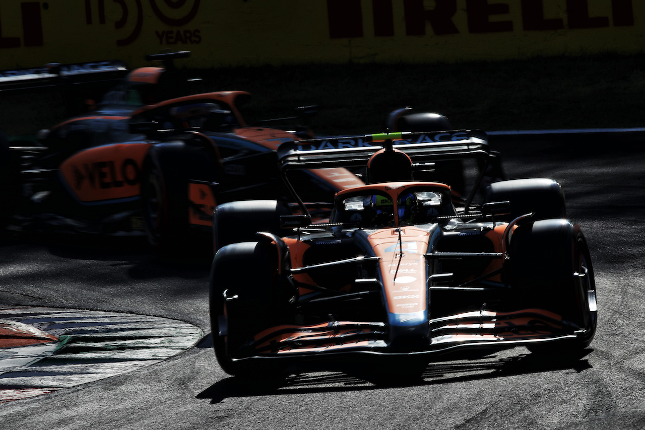 GP ITALIA, Lando Norris (GBR) McLaren MCL36.
10.09.2022. Formula 1 World Championship, Rd 16, Italian Grand Prix, Monza, Italy, Qualifiche Day.
 - www.xpbimages.com, EMail: requests@xpbimages.com © Copyright: Coates / XPB Images