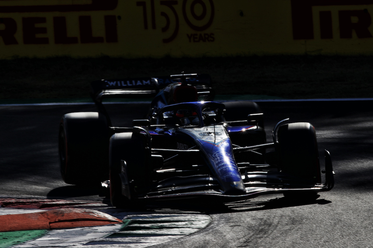GP ITALIA, Nyck de Vries (NLD) Williams Racing FW44 Reserve Driver.
10.09.2022. Formula 1 World Championship, Rd 16, Italian Grand Prix, Monza, Italy, Qualifiche Day.
 - www.xpbimages.com, EMail: requests@xpbimages.com © Copyright: Coates / XPB Images
