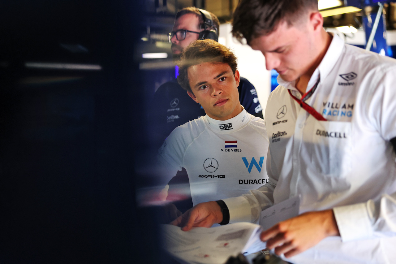 GP ITALIA, Nyck de Vries (NLD) Williams Racing Reserve Driver.
10.09.2022. Formula 1 World Championship, Rd 16, Italian Grand Prix, Monza, Italy, Qualifiche Day.
- www.xpbimages.com, EMail: requests@xpbimages.com © Copyright: Bearne / XPB Images