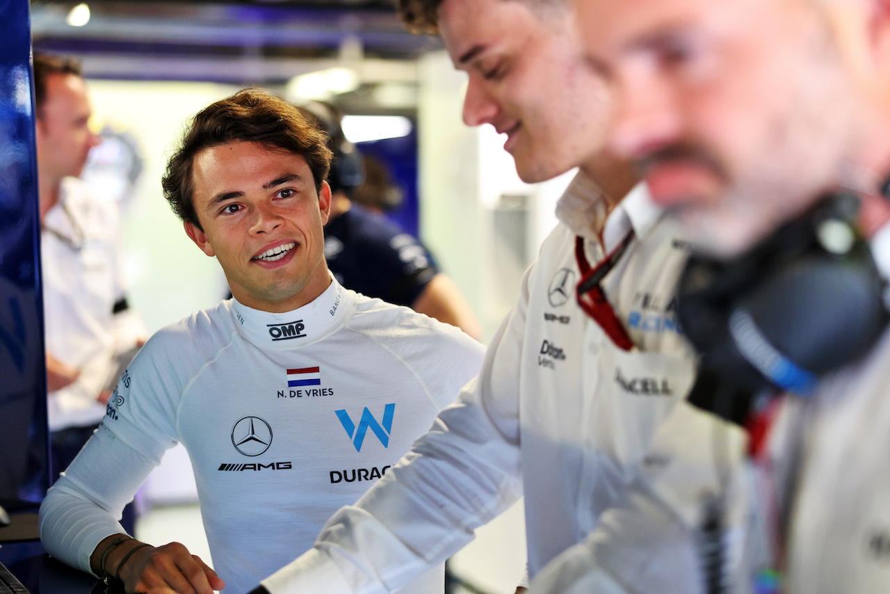 GP ITALIA, Nyck de Vries (NLD) Williams Racing Reserve Driver.
10.09.2022. Formula 1 World Championship, Rd 16, Italian Grand Prix, Monza, Italy, Qualifiche Day.
- www.xpbimages.com, EMail: requests@xpbimages.com © Copyright: Bearne / XPB Images