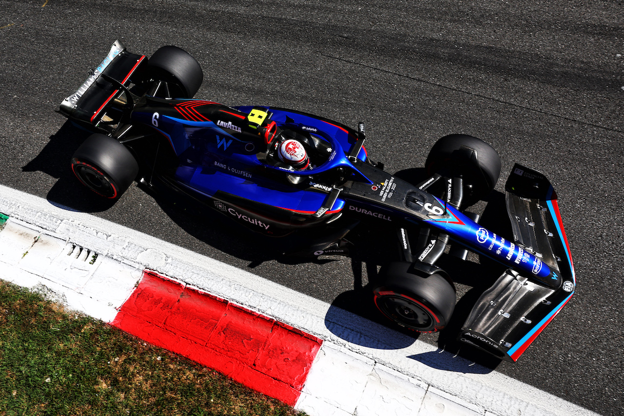 GP ITALIA, Nicholas Latifi (CDN) Williams Racing FW44.
10.09.2022. Formula 1 World Championship, Rd 16, Italian Grand Prix, Monza, Italy, Qualifiche Day.
- www.xpbimages.com, EMail: requests@xpbimages.com © Copyright: Batchelor / XPB Images