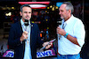 GP ITALIA, Laurent Dupin (FRA) e Franck Montagny (FRA), Canal Plus France journalists
10.09.2022. Formula 1 World Championship, Rd 16, Italian Grand Prix, Monza, Italy, Qualifiche Day.
- www.xpbimages.com, EMail: requests@xpbimages.com ¬© Copyright: Charniaux / XPB Images