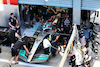 GP ITALIA, George Russell (GBR) Mercedes AMG F1 W13 in the pits.
10.09.2022. Formula 1 World Championship, Rd 16, Italian Grand Prix, Monza, Italy, Qualifiche Day.
 - www.xpbimages.com, EMail: requests@xpbimages.com © Copyright: Coates / XPB Images