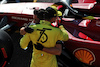 GP ITALIA, Charles Leclerc (MON) Ferrari F1-75 celebrates his pole position in qualifying parc ferme.
10.09.2022. Formula 1 World Championship, Rd 16, Italian Grand Prix, Monza, Italy, Qualifiche Day.
 - www.xpbimages.com, EMail: requests@xpbimages.com © Copyright: Coates / XPB Images