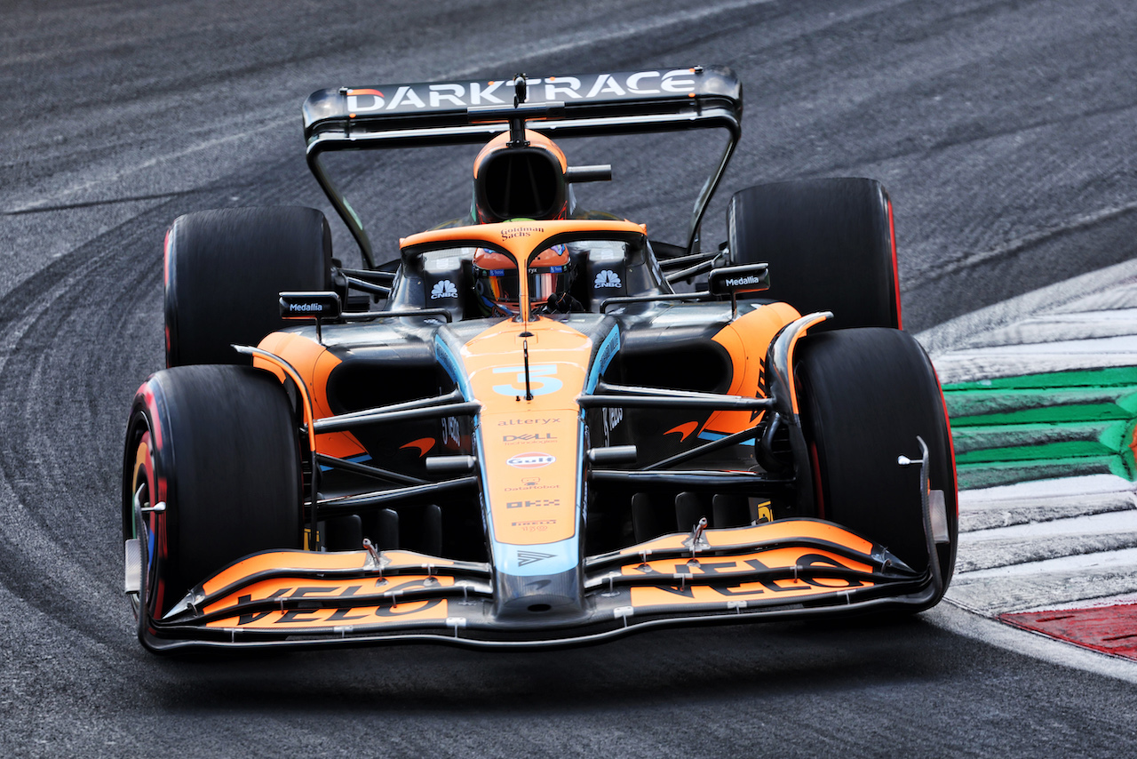 GP ITALIA, Daniel Ricciardo (AUS) McLaren MCL36.
09.09.2022. Formula 1 World Championship, Rd 16, Italian Grand Prix, Monza, Italy, Practice Day.
- www.xpbimages.com, EMail: requests@xpbimages.com © Copyright: Bearne / XPB Images