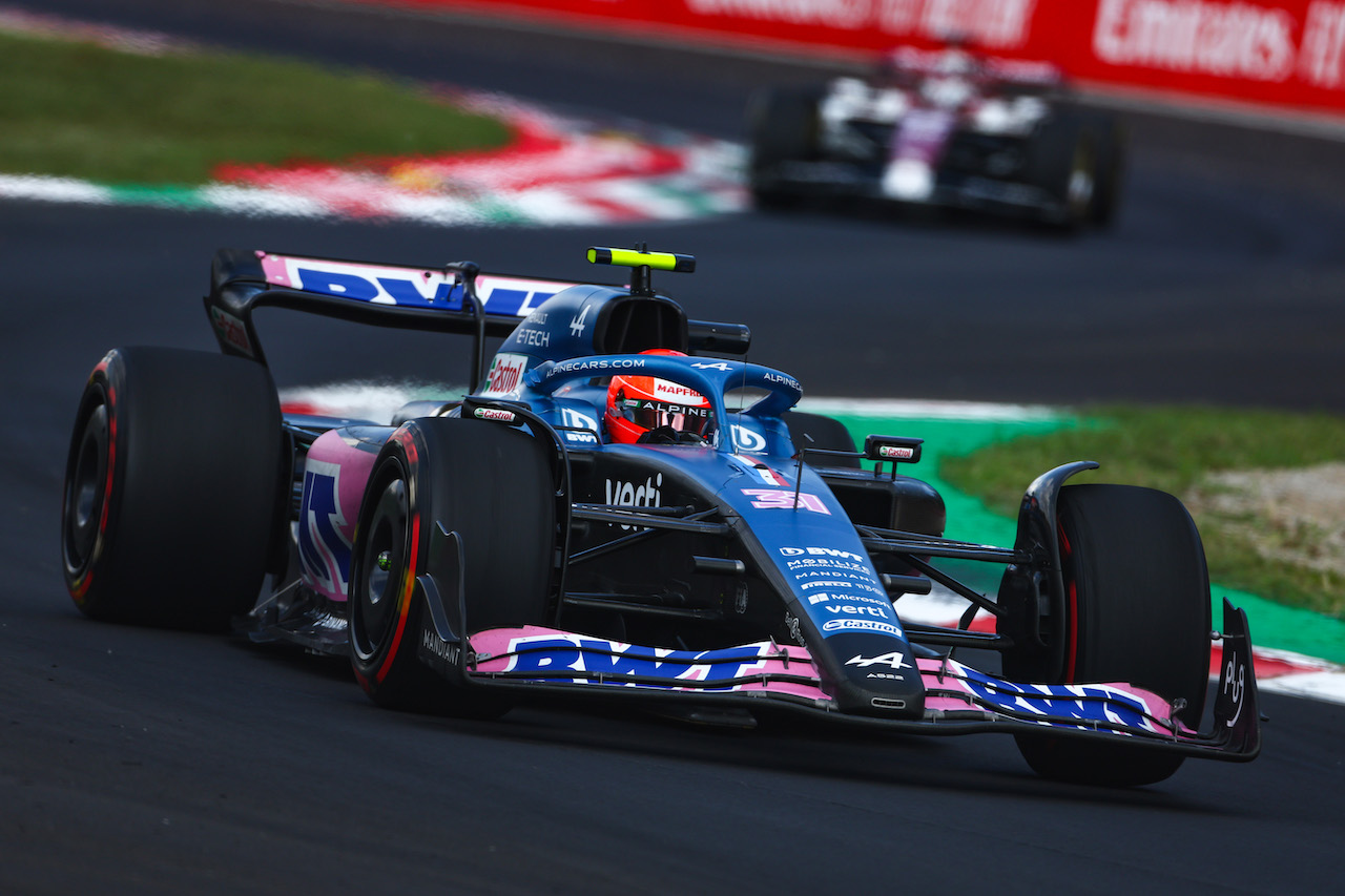 GP ITALIA, Esteban Ocon (FRA), Alpine F1 Team 
09.09.2022. Formula 1 World Championship, Rd 16, Italian Grand Prix, Monza, Italy, Practice Day.
- www.xpbimages.com, EMail: requests@xpbimages.com ¬© Copyright: Charniaux / XPB Images