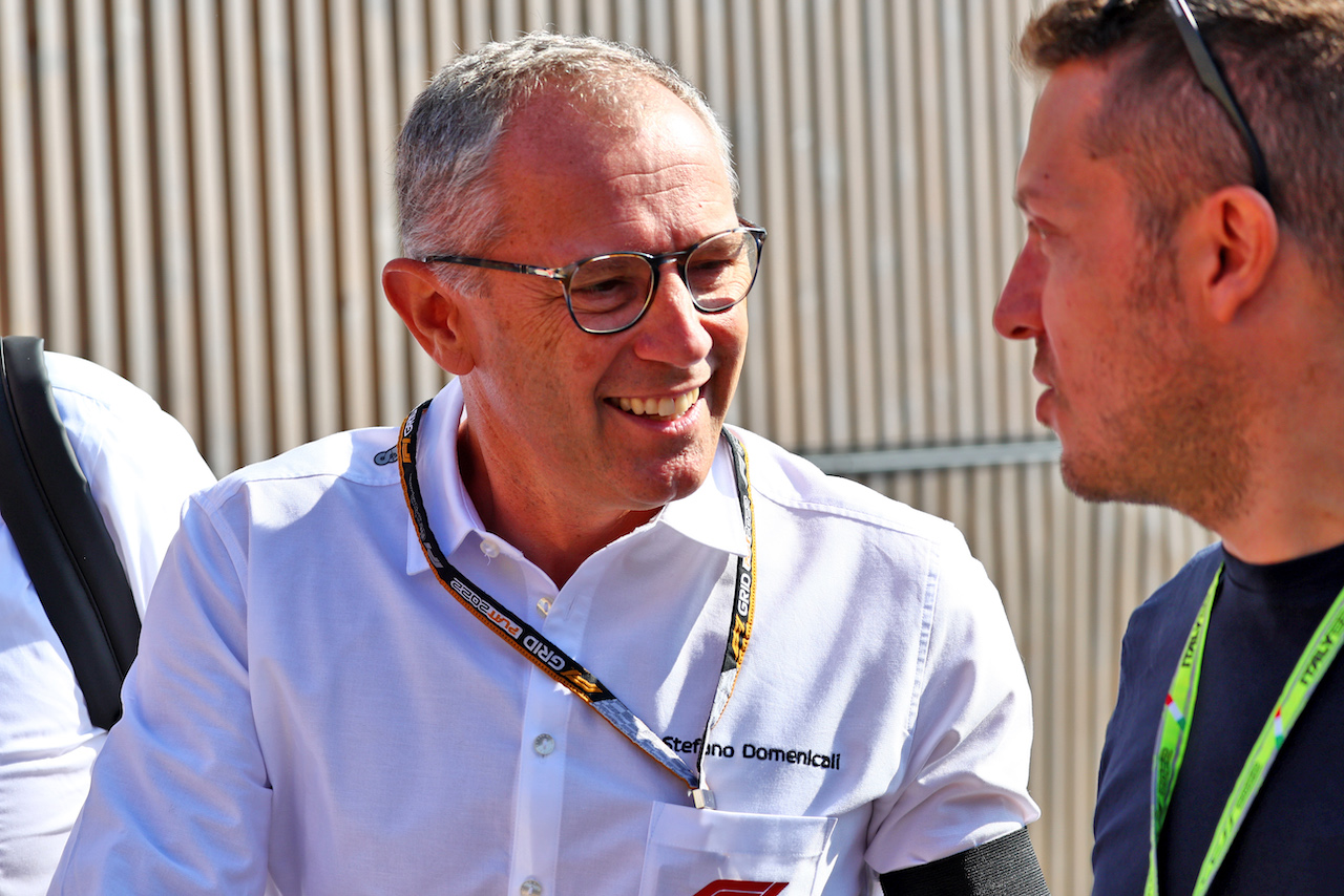 GP ITALIA, Stefano Domenicali (ITA) Formula One President e CEO.
09.09.2022. Formula 1 World Championship, Rd 16, Italian Grand Prix, Monza, Italy, Practice Day.
- www.xpbimages.com, EMail: requests@xpbimages.com © Copyright: Batchelor / XPB Images