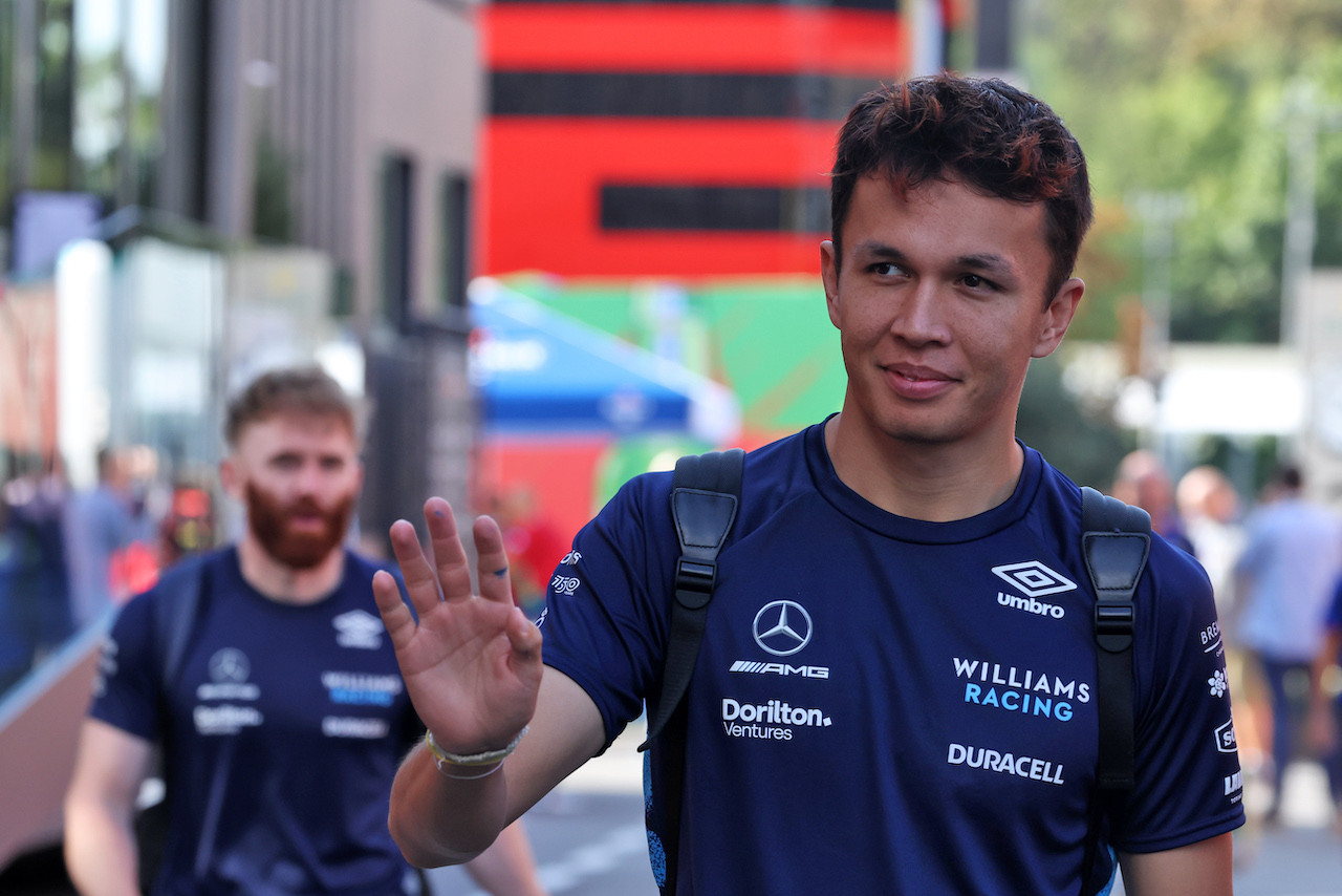 GP ITALIA, Alexander Albon (THA) Williams Racing.
09.09.2022. Formula 1 World Championship, Rd 16, Italian Grand Prix, Monza, Italy, Practice Day.
- www.xpbimages.com, EMail: requests@xpbimages.com © Copyright: Bearne / XPB Images