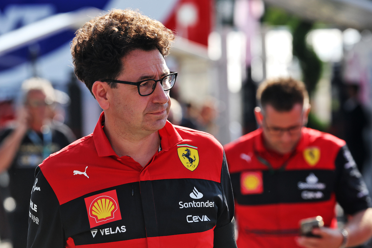 GP ITALIA, Mattia Binotto (ITA) Ferrari Team Principal.
09.09.2022. Formula 1 World Championship, Rd 16, Italian Grand Prix, Monza, Italy, Practice Day.
- www.xpbimages.com, EMail: requests@xpbimages.com © Copyright: Bearne / XPB Images