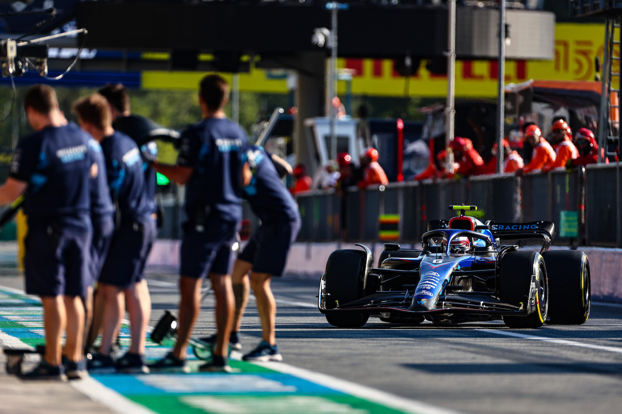 GP ITALIA, Nicholas Latifi (CDN), Williams Racing 
09.09.2022. Formula 1 World Championship, Rd 16, Italian Grand Prix, Monza, Italy, Practice Day.
- www.xpbimages.com, EMail: requests@xpbimages.com ¬© Copyright: Charniaux / XPB Images