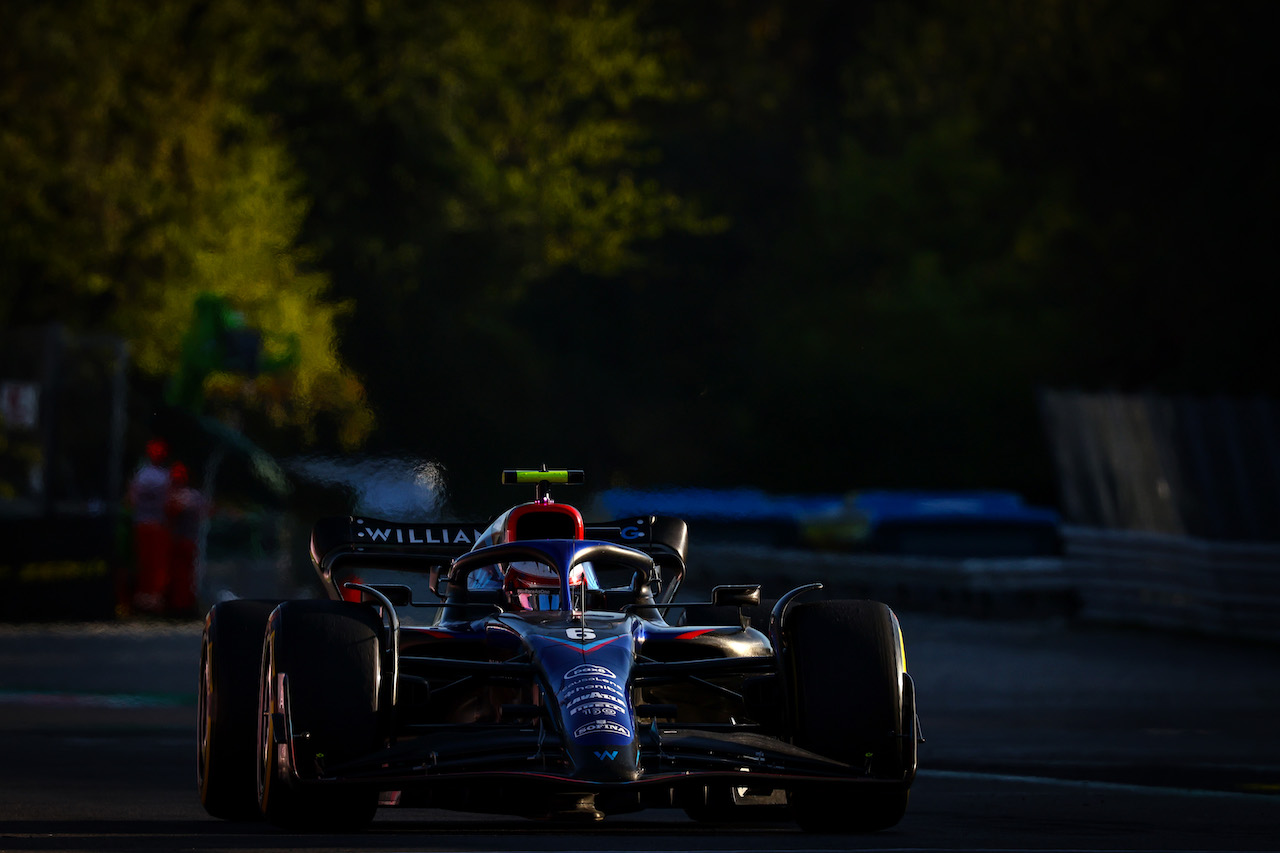 GP ITALIA, Nicholas Latifi (CDN), Williams Racing 
09.09.2022. Formula 1 World Championship, Rd 16, Italian Grand Prix, Monza, Italy, Practice Day.
- www.xpbimages.com, EMail: requests@xpbimages.com ¬© Copyright: Charniaux / XPB Images