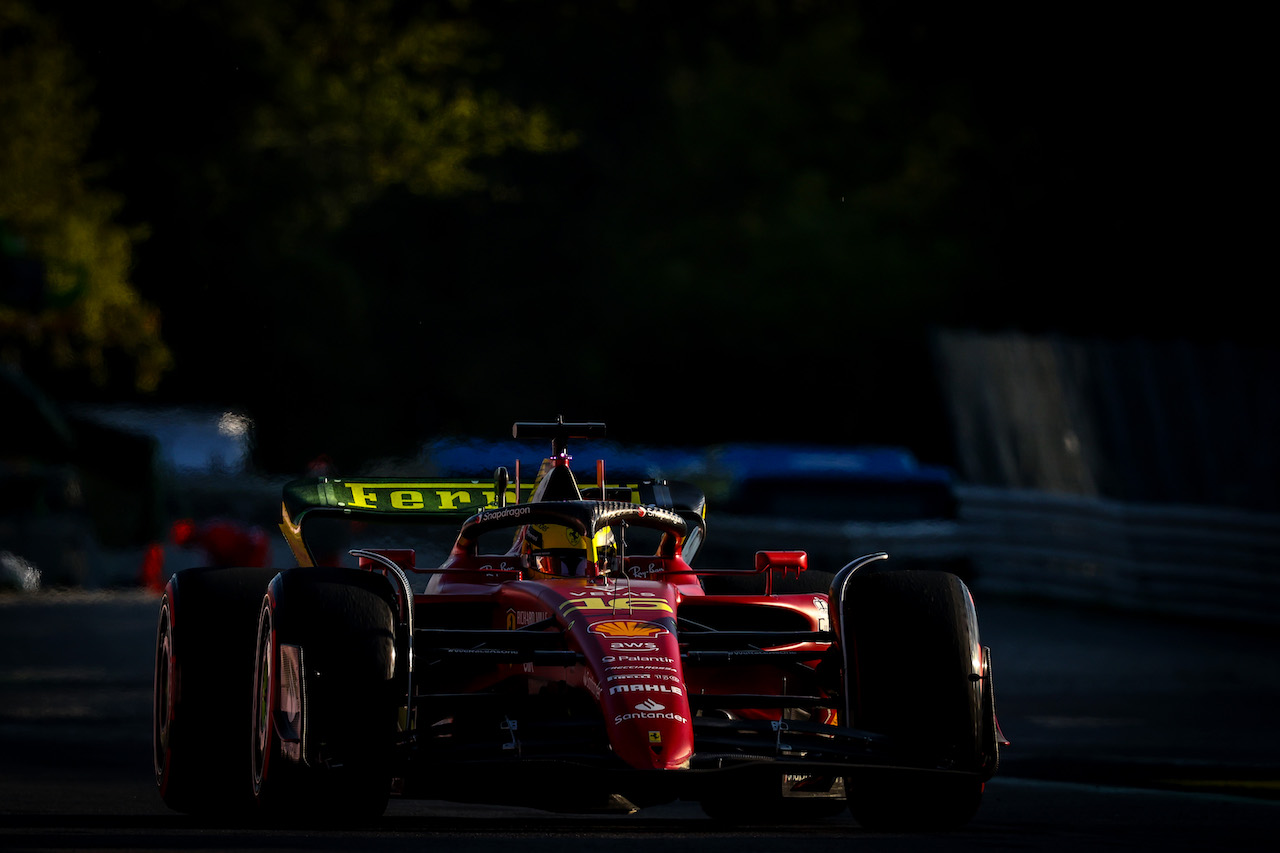 GP ITALIA, Charles Leclerc (FRA), Ferrari 
09.09.2022. Formula 1 World Championship, Rd 16, Italian Grand Prix, Monza, Italy, Practice Day.
- www.xpbimages.com, EMail: requests@xpbimages.com ¬© Copyright: Charniaux / XPB Images