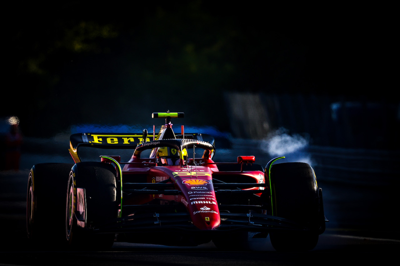 GP ITALIA, Carlos Sainz Jr (ESP), Ferrari 
09.09.2022. Formula 1 World Championship, Rd 16, Italian Grand Prix, Monza, Italy, Practice Day.
- www.xpbimages.com, EMail: requests@xpbimages.com ¬© Copyright: Charniaux / XPB Images