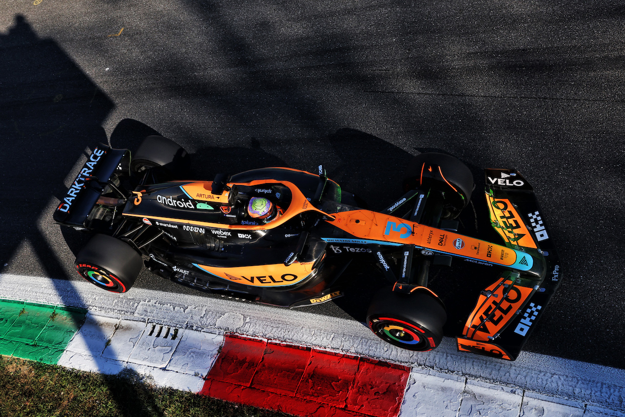 GP ITALIA, Daniel Ricciardo (AUS) McLaren MCL36.
09.09.2022. Formula 1 World Championship, Rd 16, Italian Grand Prix, Monza, Italy, Practice Day.
- www.xpbimages.com, EMail: requests@xpbimages.com © Copyright: Bearne / XPB Images