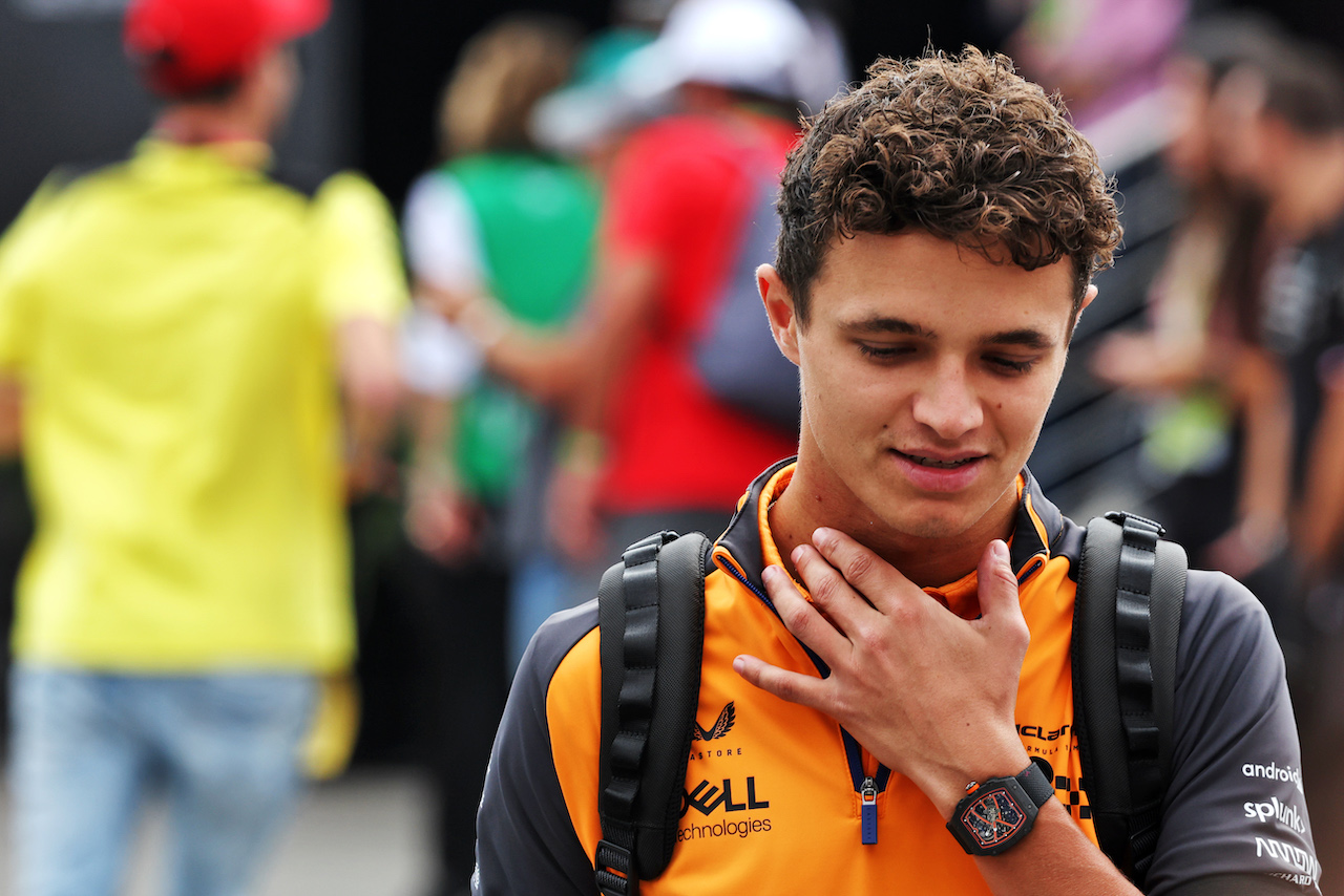 GP ITALIA, Lando Norris (GBR) McLaren.
09.09.2022. Formula 1 World Championship, Rd 16, Italian Grand Prix, Monza, Italy, Practice Day.
- www.xpbimages.com, EMail: requests@xpbimages.com © Copyright: Bearne / XPB Images