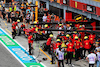 GP ITALIA, Charles Leclerc (MON) Ferrari F1-75 e Carlos Sainz Jr (ESP) Ferrari F1-75 in the pits.
09.09.2022. Formula 1 World Championship, Rd 16, Italian Grand Prix, Monza, Italy, Practice Day.
 - www.xpbimages.com, EMail: requests@xpbimages.com © Copyright: Coates / XPB Images