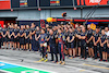 GP ITALIA, (L to R): Sergio Perez (MEX) Red Bull Racing; Christian Horner (GBR) Red Bull Racing Team Principal; e Max Verstappen (NLD) Red Bull Racing, in the pits as a minutes's silence is held in memory of Queen Elizabeth II.
09.09.2022. Formula 1 World Championship, Rd 16, Italian Grand Prix, Monza, Italy, Practice Day.
 - www.xpbimages.com, EMail: requests@xpbimages.com © Copyright: Coates / XPB Images