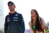 GP ITALIA, Nicholas Latifi (CDN) Williams Racing with Domenica Sandra Dziwiszek (POL).
09.09.2022. Formula 1 World Championship, Rd 16, Italian Grand Prix, Monza, Italy, Practice Day.
 - www.xpbimages.com, EMail: requests@xpbimages.com © Copyright: Coates / XPB Images