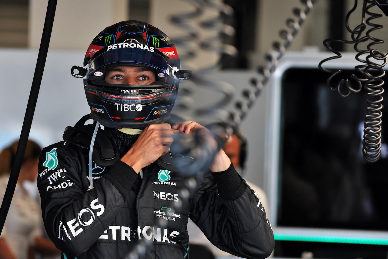 GP MIAMI, George Russell (GBR) Mercedes AMG F1.
08.05.2022. Formula 1 World Championship, Rd 5, Miami Grand Prix, Miami, Florida, USA, Gara Day.
- www.xpbimages.com, EMail: requests@xpbimages.com © Copyright: Bearne / XPB Images