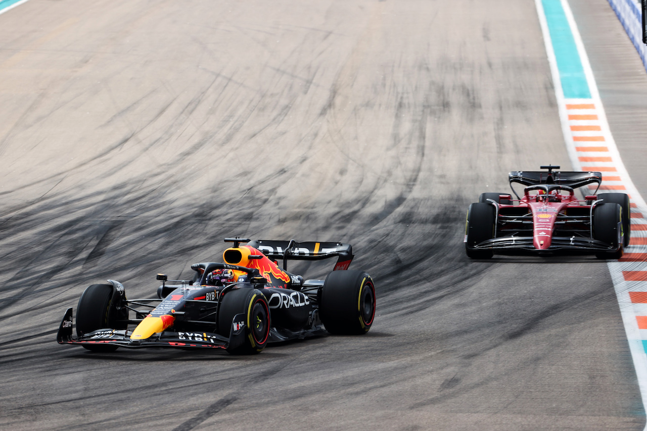 GP MIAMI, Max Verstappen (NLD) Red Bull Racing RB18.
08.05.2022. Formula 1 World Championship, Rd 5, Miami Grand Prix, Miami, Florida, USA, Gara Day.
- www.xpbimages.com, EMail: requests@xpbimages.com © Copyright: Charniaux / XPB Images