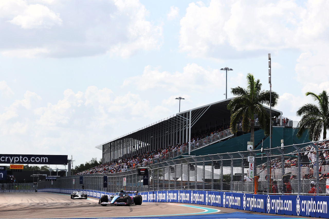 GP MIAMI, Esteban Ocon (FRA) Alpine F1 Team A522.
08.05.2022. Formula 1 World Championship, Rd 5, Miami Grand Prix, Miami, Florida, USA, Gara Day.
- www.xpbimages.com, EMail: requests@xpbimages.com © Copyright: Charniaux / XPB Images