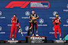 GP MIAMI, The podium (L to R): Charles Leclerc (MON) Ferrari, second; Max Verstappen (NLD) Red Bull Racing, vincitore; Carlos Sainz Jr (ESP) Ferrari, third.
08.05.2022. Formula 1 World Championship, Rd 5, Miami Grand Prix, Miami, Florida, USA, Gara Day.
- www.xpbimages.com, EMail: requests@xpbimages.com © Copyright: Bearne / XPB Images