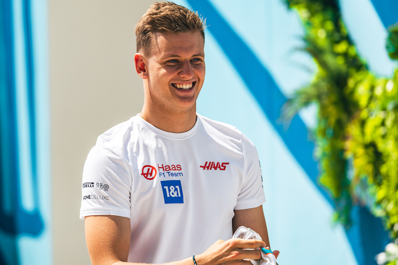GP MIAMI, Mick Schumacher (GER) Haas F1 Team.
05.05.2022. Formula 1 World Championship, Rd 5, Miami Grand Prix, Miami, Florida, USA, Preparation Day.
- www.xpbimages.com, EMail: requests@xpbimages.com © Copyright: Bearne / XPB Images