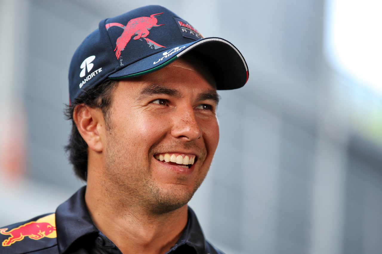 GP MIAMI, Sergio Perez (MEX) Red Bull Racing.
05.05.2022. Formula 1 World Championship, Rd 5, Miami Grand Prix, Miami, Florida, USA, Preparation Day.
 - www.xpbimages.com, EMail: requests@xpbimages.com © Copyright: Coates / XPB Images