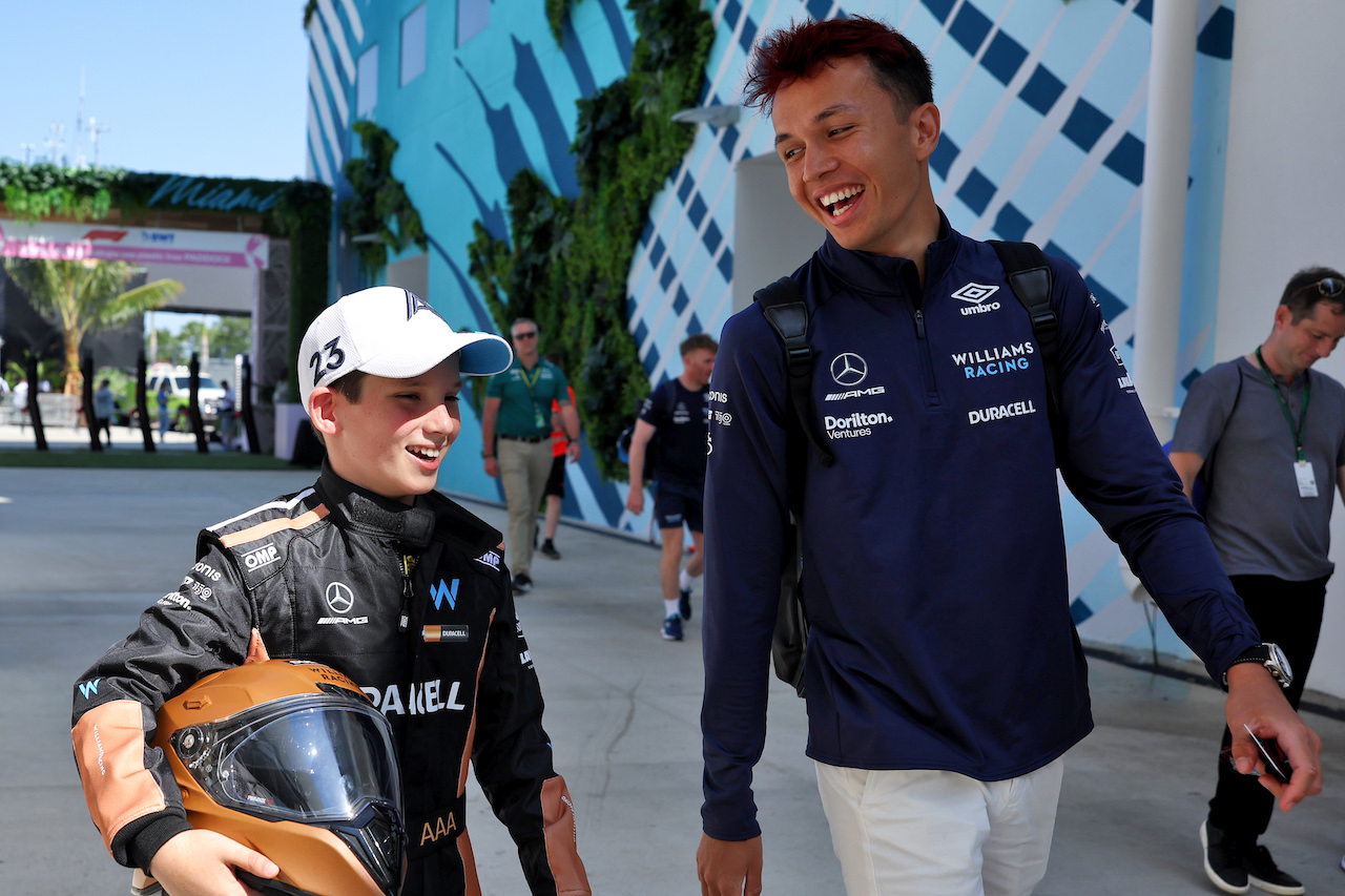 GP MIAMI, Alexander Albon (THA) Williams Racing.
05.05.2022. Formula 1 World Championship, Rd 5, Miami Grand Prix, Miami, Florida, USA, Preparation Day.
- www.xpbimages.com, EMail: requests@xpbimages.com © Copyright: Bearne / XPB Images