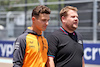 GP MIAMI, (L to R): Lando Norris (GBR) McLaren walks the circuit with James Corden (GBR) Actor.
05.05.2022. Formula 1 World Championship, Rd 5, Miami Grand Prix, Miami, Florida, USA, Preparation Day.
- www.xpbimages.com, EMail: requests@xpbimages.com © Copyright: Rew / XPB Images