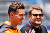 GP MIAMI, (L to R): Lando Norris (GBR) McLaren walks the circuit with James Corden (GBR) Actor.
05.05.2022. Formula 1 World Championship, Rd 5, Miami Grand Prix, Miami, Florida, USA, Preparation Day.
- www.xpbimages.com, EMail: requests@xpbimages.com © Copyright: Rew / XPB Images