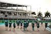 GP MIAMI, Sebastian Vettel (GER) Aston Martin F1 Team walks the circuit with the team.
05.05.2022. Formula 1 World Championship, Rd 5, Miami Grand Prix, Miami, Florida, USA, Preparation Day.
 - www.xpbimages.com, EMail: requests@xpbimages.com © Copyright: Coates / XPB Images
