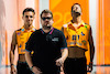 GP MIAMI,  James Corden e Lando Norris (GBR), McLaren F1 Team, Daniel Ricciardo (AUS), McLaren F1 Team 
05.05.2022. Formula 1 World Championship, Rd 5, Miami Grand Prix, Miami, Florida, USA, Preparation Day.
- www.xpbimages.com, EMail: requests@xpbimages.com © Copyright: Charniaux / XPB Images