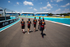 GP MIAMI, Sergio Perez (MEX) Red Bull Racing walks the circuit with the team.
05.05.2022. Formula 1 World Championship, Rd 5, Miami Grand Prix, Miami, Florida, USA, Preparation Day.
- www.xpbimages.com, EMail: requests@xpbimages.com © Copyright: Price / XPB Images