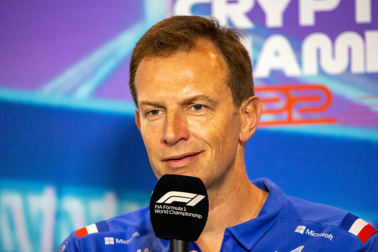 GP MIAMI, Laurent Rossi (FRA) Alpine Chief Executive Officer in the FIA Press Conference.
07.05.2022. Formula 1 World Championship, Rd 5, Miami Grand Prix, Miami, Florida, USA, Qualifiche Day.
- www.xpbimages.com, EMail: requests@xpbimages.com © Copyright: Rew / XPB Images