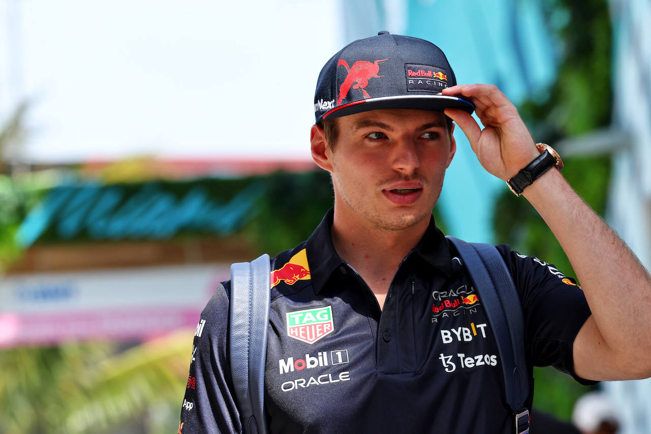 GP MIAMI, Max Verstappen (NLD) Red Bull Racing.
07.05.2022. Formula 1 World Championship, Rd 5, Miami Grand Prix, Miami, Florida, USA, Qualifiche Day.
- www.xpbimages.com, EMail: requests@xpbimages.com © Copyright: Batchelor / XPB Images