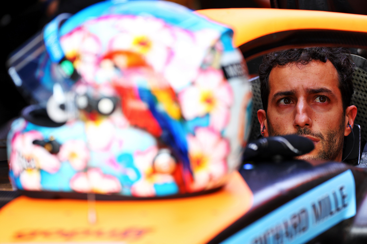 GP MIAMI, Daniel Ricciardo (AUS) McLaren MCL36.
07.05.2022. Formula 1 World Championship, Rd 5, Miami Grand Prix, Miami, Florida, USA, Qualifiche Day.
- www.xpbimages.com, EMail: requests@xpbimages.com © Copyright: Batchelor / XPB Images