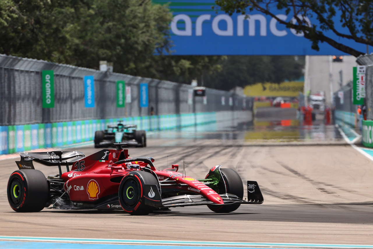 GP MIAMI, Charles Leclerc (FRA), Ferrari 
07.05.2022. Formula 1 World Championship, Rd 5, Miami Grand Prix, Miami, Florida, USA, Qualifiche Day.
- www.xpbimages.com, EMail: requests@xpbimages.com ¬© Copyright: Charniaux / XPB Images
