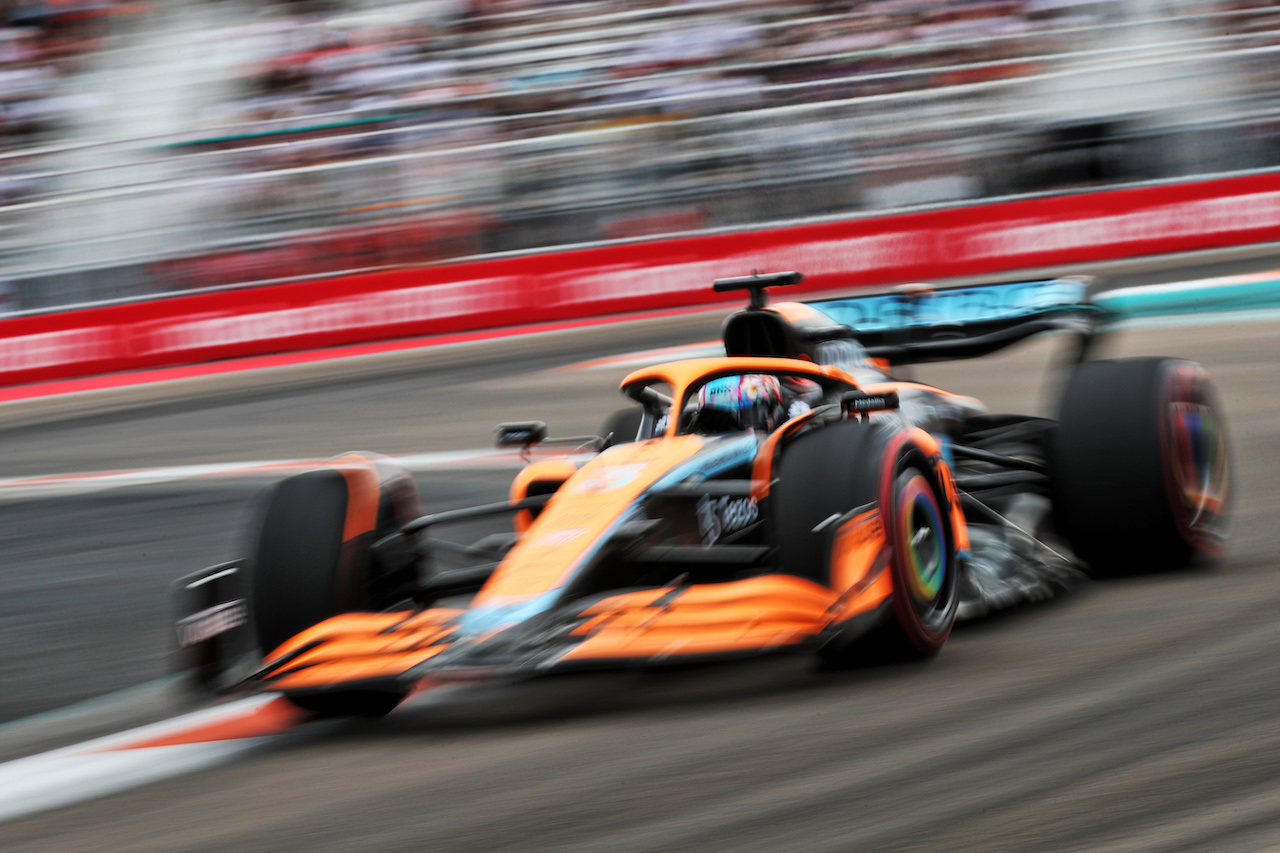 GP MIAMI, Daniel Ricciardo (AUS) McLaren MCL36.
07.05.2022. Formula 1 World Championship, Rd 5, Miami Grand Prix, Miami, Florida, USA, Qualifiche Day.
 - www.xpbimages.com, EMail: requests@xpbimages.com © Copyright: Coates / XPB Images