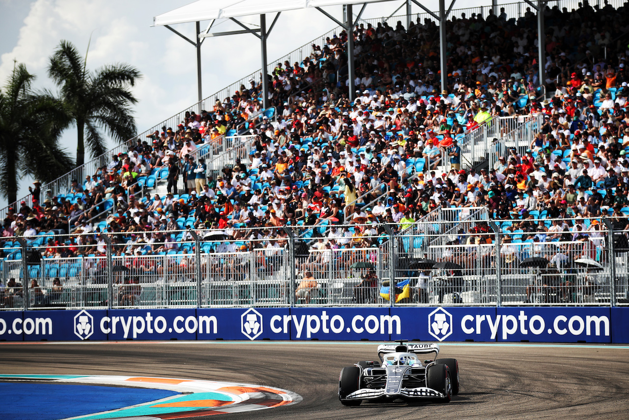 GP MIAMI, Pierre Gasly (FRA) AlphaTauri AT03.
07.05.2022. Formula 1 World Championship, Rd 5, Miami Grand Prix, Miami, Florida, USA, Qualifiche Day.
 - www.xpbimages.com, EMail: requests@xpbimages.com © Copyright: Coates / XPB Images